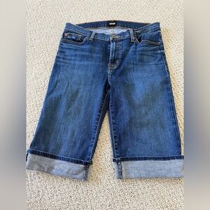 Hudson Jeans Dark Blue Denim Shorts